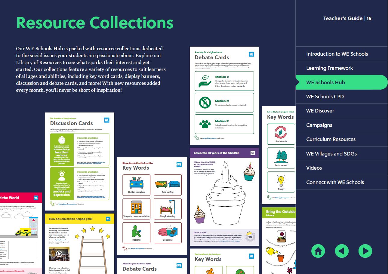 WE Schools Hub Resource Collection