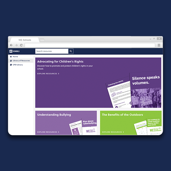 WE Schools Hub