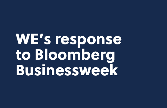 WE's response to Bloomberg Businessweek