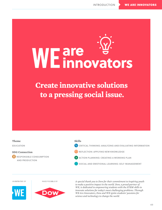 WE Are Innovators